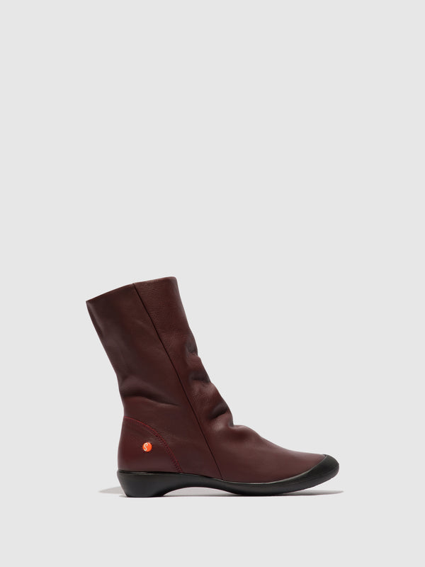 Zip Up Boots FOLEY733SOF DK. RED